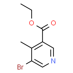 Ethyl5-bromo-4-methylnicotinate structure