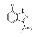 7-Chlor-3-nitroindazol结构式