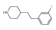 4-[2-(3-氯-苯基)-乙基]-哌啶结构式