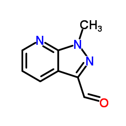 1-methyl-1H-pyrazolo[3,4-b]pyridine-3-carbaldehyde Structure