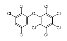 1,2,3,4,5-pentachloro-6-(2,3,5-trichlorophenoxy)benzene结构式