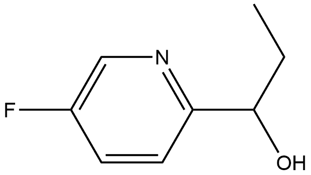 1-(5-fluoropyridin-2-yl)propan-1-ol结构式