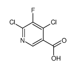 4,6-Dichloro-5-fluoronicotinic acid Structure