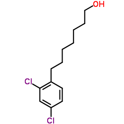 7-(2,4-dichlorophenyl)-1-heptanol结构式