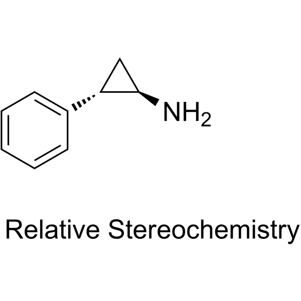 rel-Tranylcypromine Structure