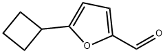 5-Cyclobutylfuran-2-carbaldehyde结构式