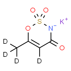 乙酰磺胺酸-d4钾盐结构式