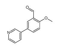 2-methoxy-5-(pyridin-3-yl)benzaldehyde structure