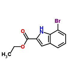 Ethyl 7-bromo-1H-indole-2-carboxylate Structure