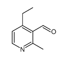 3-Pyridinecarboxaldehyde, 4-ethyl-2-methyl- (9CI) Structure