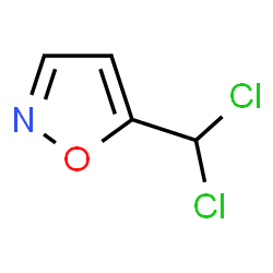 Isoxazole, 5-(dichloromethyl)- (9CI)结构式