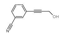 3-(3-HYDROXY-PROP-1-YNYL)-BENZONITRILE Structure