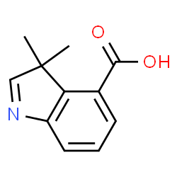 3,3-二甲基-3H-吲哚-4-羧酸结构式