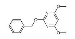 Pyrimidine, 4,6-dimethoxy-2-(phenylmethoxy)- (9CI)结构式