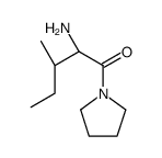 (2S,3R)-2-amino-3-methyl-1-pyrrolidin-1-ylpentan-1-one结构式