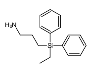 3-(Ethyldiphenylsilyl)propylamine Structure