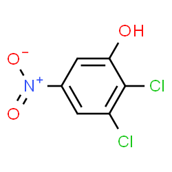 2,3-二氯-5-硝基苯酚结构式