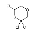 3,3,5-trichloro-1,4-oxathiane结构式