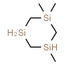 1,1,3-Trimethyl-1,3,5-trisilacyclohexane Structure