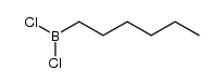 1-hexyldichloroborane结构式