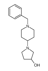 1-(1-benzylpiperidin-4-yl)pyrrolidin-3-ol结构式