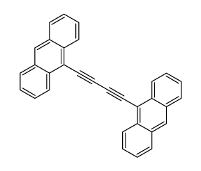 9-(4-anthracen-9-ylbuta-1,3-diynyl)anthracene Structure