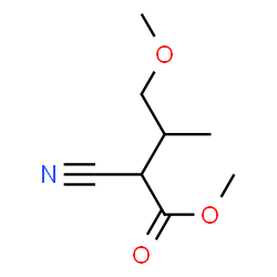 Butanoic acid, 2-cyano-4-methoxy-3-methyl-, methyl ester (9CI)结构式