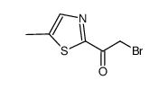 Ethanone, 2-bromo-1-(5-methyl-2-thiazolyl)- (9CI) structure