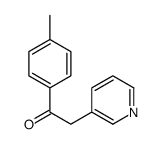 2-(PYRIDIN-3-YL)-1-(P-TOLYL)ETHANONE结构式