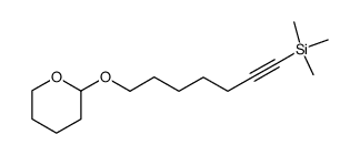 trimethyl[7-(tetrahydro-2H-pyran-2-yloxy)hept-1-yn-1-yl]silane Structure