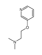 N,N-dimethyl-2-pyridin-3-yloxyethanamine Structure