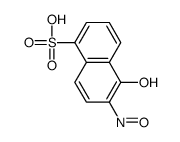 1-Naphthol-2-nitrozo-5-sulpho acid structure