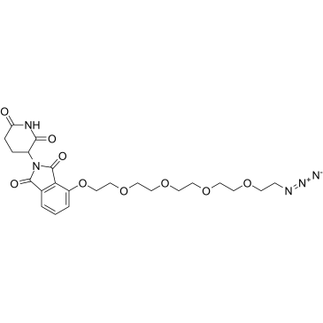 Thalidomide-O-PEG4-azide structure