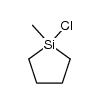 1-Chloro-1-methylsilacyclopentane Structure