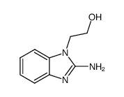 2-(2-氨基-1H-苯并[D]咪唑-1-基)乙-1-醇结构式