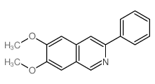 Isoquinoline,6,7-dimethoxy-3-phenyl-结构式