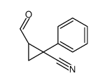 2-formyl-1-phenylcyclopropane-1-carbonitrile Structure