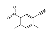 2,4,6-trimethyl-3-nitro-benzonitrile Structure