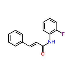 N-(2-Fluorophenyl)cinnamamide Structure