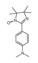 2-(4-dimethylaminophenyl)-4,4,5,5-tetramethyl-4,5-dihydro-1H-imidazole 1-oxyl结构式