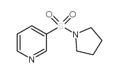 3-(吡咯啉-1-基磺酰)砒啶结构式