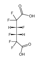 racem.-2,2,3,4,5,5-hexafluoro-adipic acid结构式