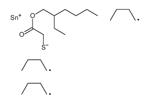 2-ethylhexyl [(tributylstannyl)thio]acetate structure