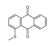 1-methylsulfanylanthracene-9,10-dione Structure