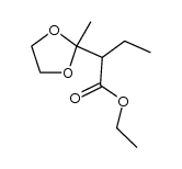 2-ethoxycarbonylmethyl-2-methyl-1,3-dioxolane Structure