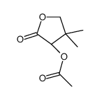 [(3S)-4,4-dimethyl-2-oxooxolan-3-yl] acetate结构式