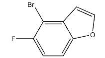 4-溴-5-氟苯并呋喃结构式