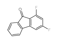 9H-Fluoren-9-one,1,3-difluoro- Structure