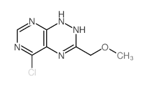 Pyrimido[5,4-e]-1,2,4-triazine,5-chloro-1,2-dihydro-3-(methoxymethyl)- Structure