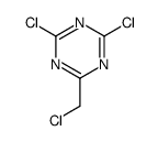 2,4-dichloro-6-(chloromethyl)-1,3,5-triazine Structure